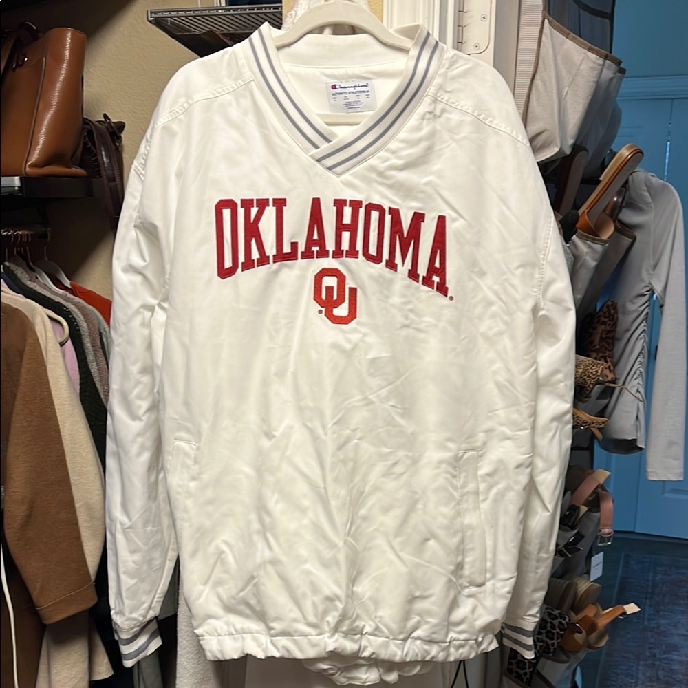 Champion White Oklahoma Men's Sweater
